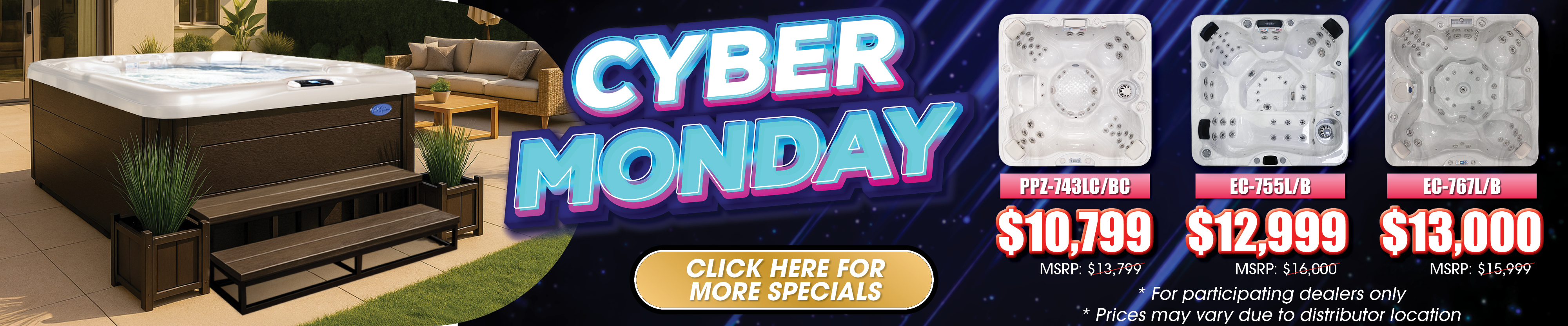 Calspas hot tub being used in a family setting - San Lucas