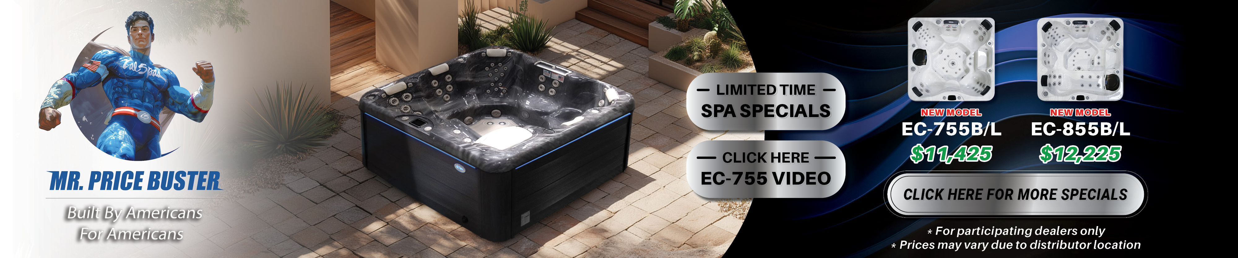 Calspas hot tub being used in a family setting - San Lucas